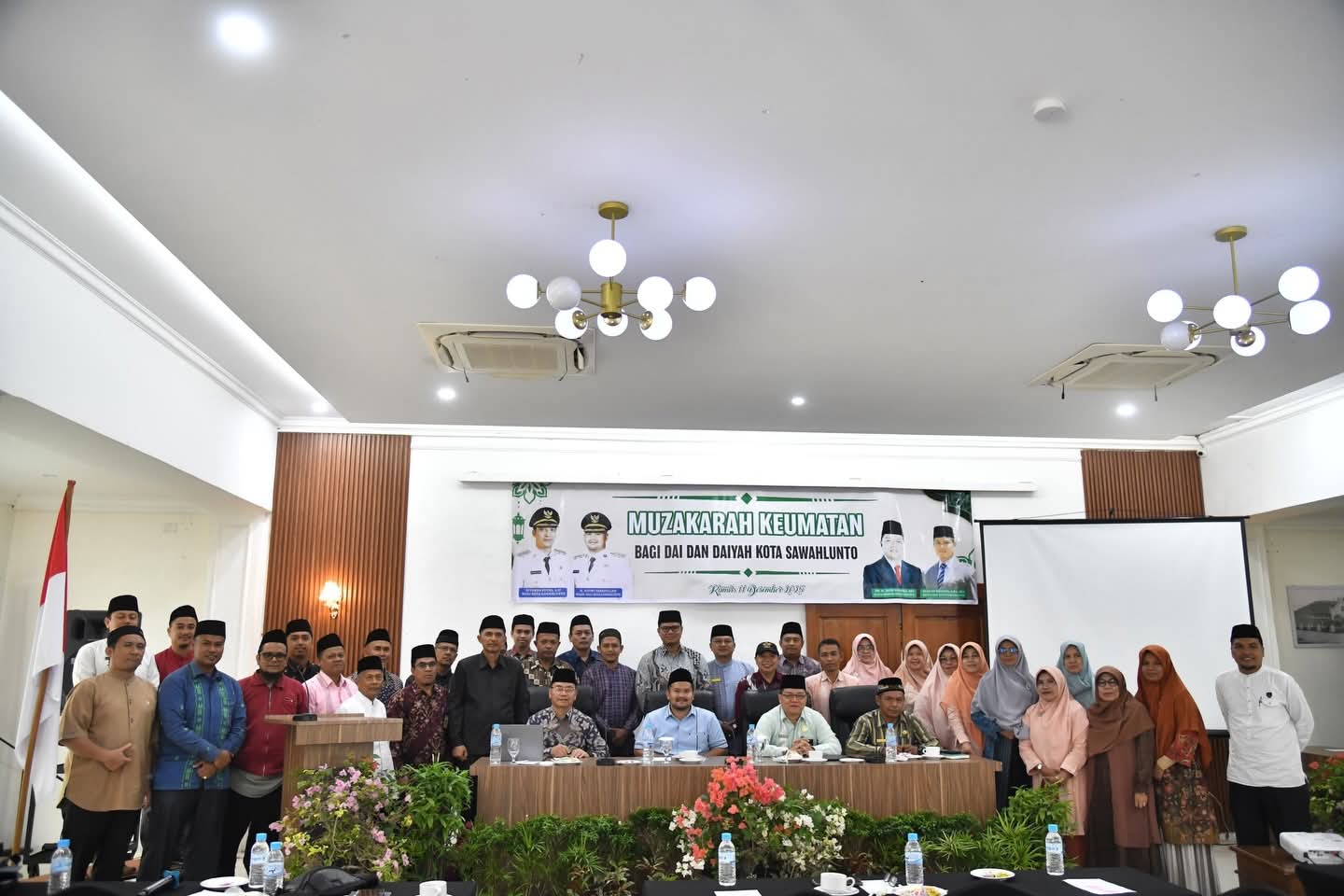Wawako Sawahlunto Buka Muzaraah  Keumatan  ,Tegaskan  Penguatan  Peran Ulama Dalam Pembinaan Umat