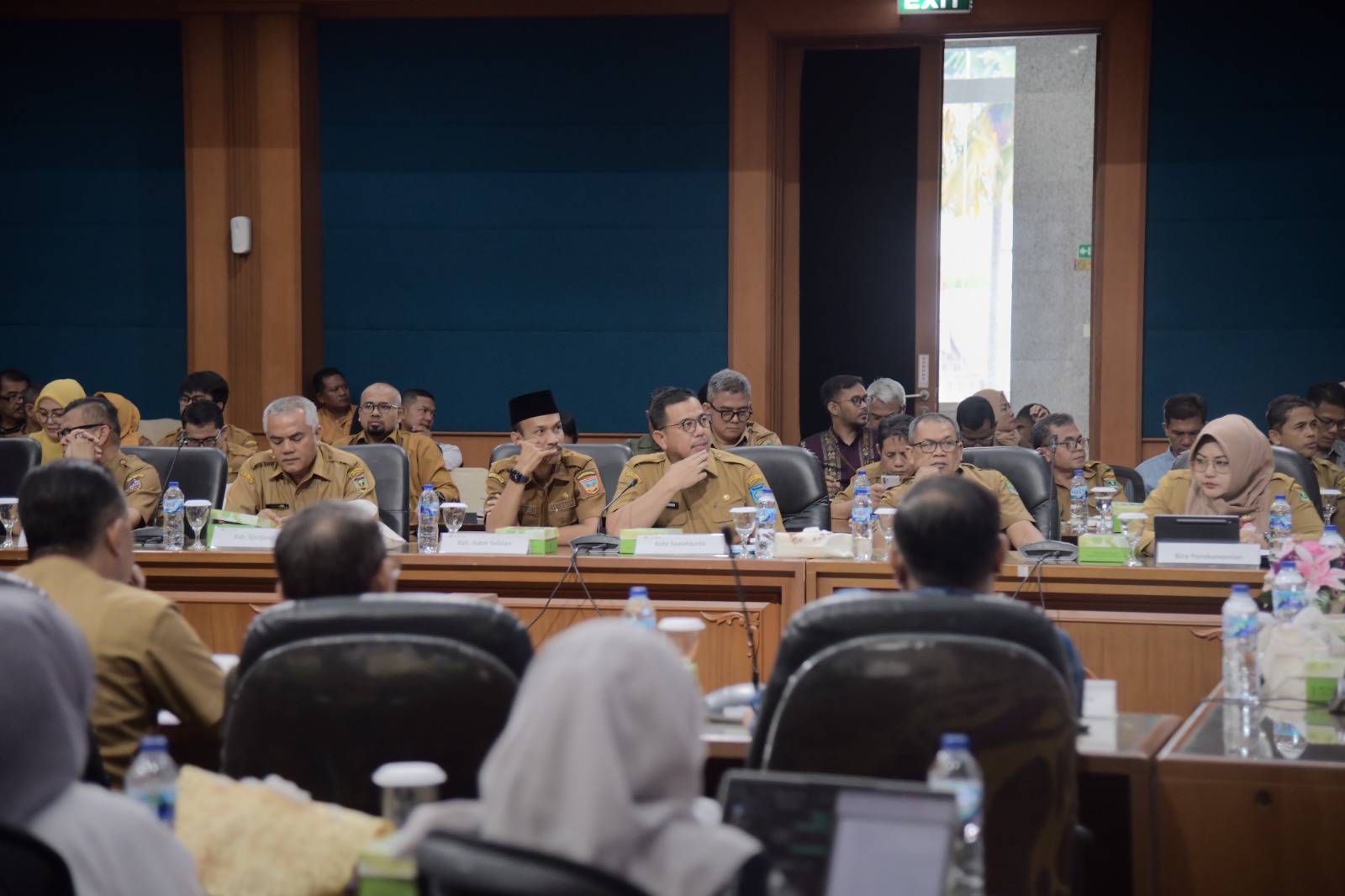 Penjabat (Pj) Wali Kota Sawahlunto Dr. Zefnihan, AP, M.Si, ikuti High Level Meeting (HLM) TPID Sumbar di Kantor Perwakilan Bank Indonesia (BI) Provinsi Sumbar