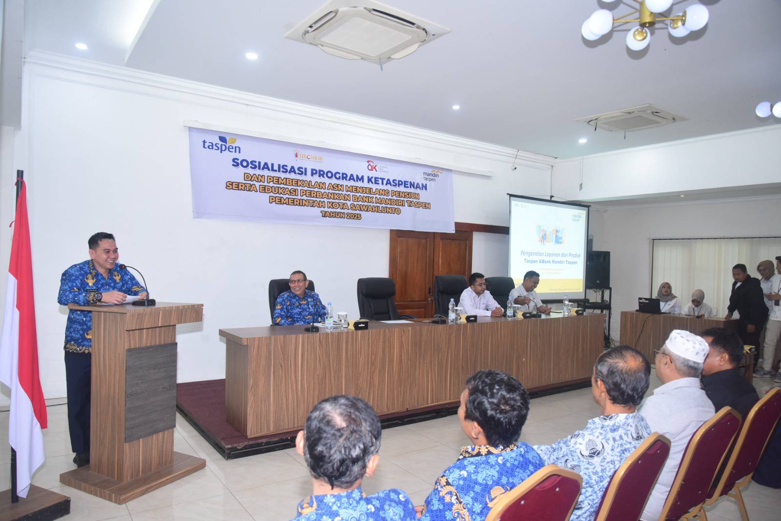 Sosialisasi Program Taspen dan Pembekalan Masa Purna Tugas ASN