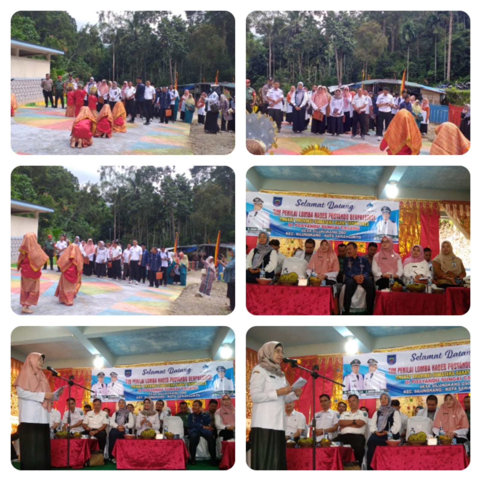 Penilaian lapangan kader posyandu berprestasi tingkat provinsi Sumatera Barat tahun 2023