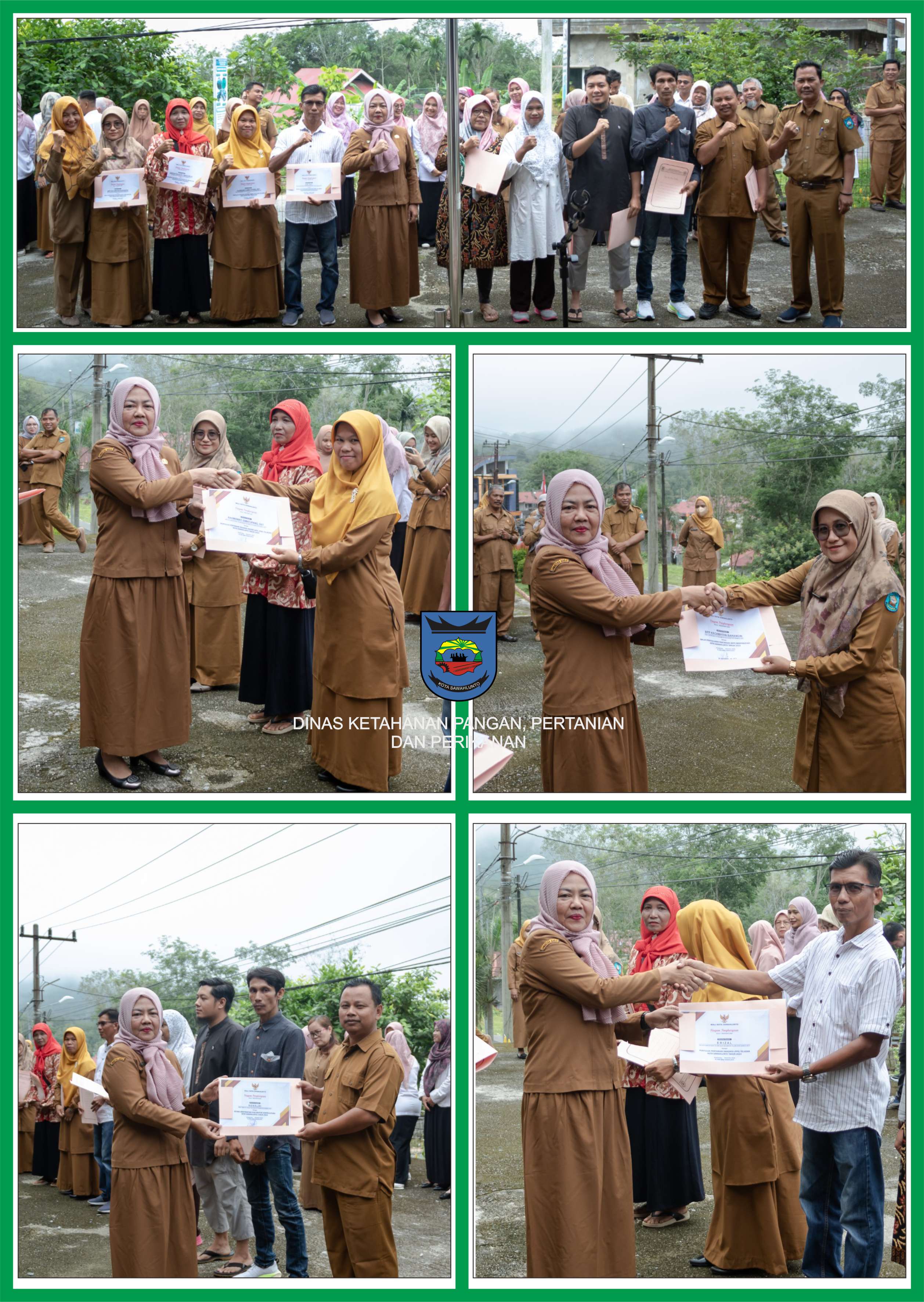 Penghargaan Kelembagaan dan Ketenagaan Penyuluhan Pertanian Teladan dan Berprestasi tingkat Kota Sawahlunto Tahun 2023.