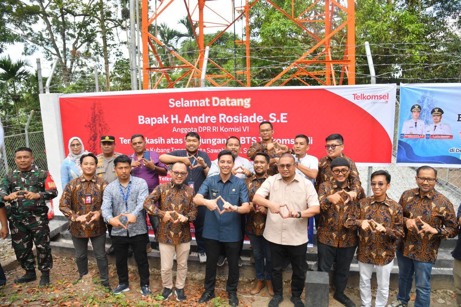 Tiga Tower BTS Baru Resmi Beroperasi di Sawahlunto, Dukung Konektivitas Digital di Daerah Blank Spot