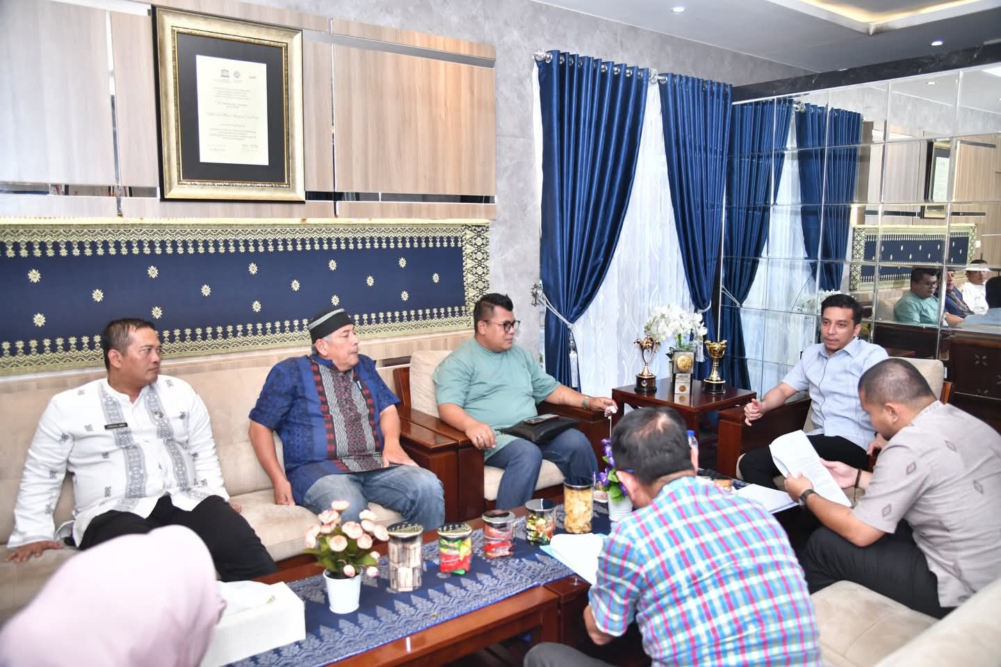 Wali Kota Sawahlunto Terima Audiensi PMI,  Perkuat Sinergi Layanan Kemanusiaan