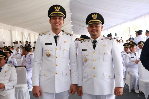 Wali Kota Sawahlunto Riyanda Putra, S.IP dan Wakil Wali Kota Sawahlunto Jeffry Hibatullah resmi dilantik oleh Presiden RI Prabowo Subianto